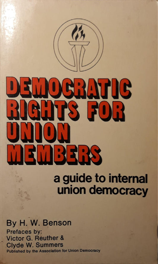 Democratic rights for union members - copertina