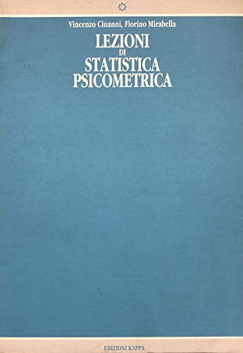 Lezioni di statistica psicometrica - copertina