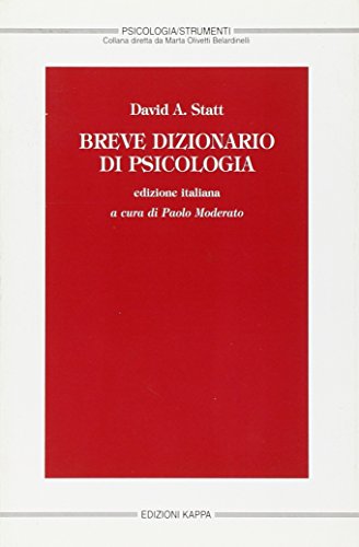 Breve dizionario di psicologia - copertina