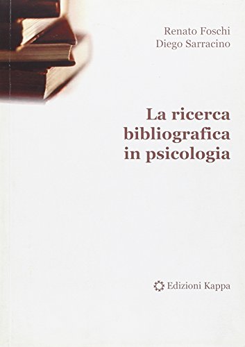 La ricerca bibliografica in psicologia - copertina