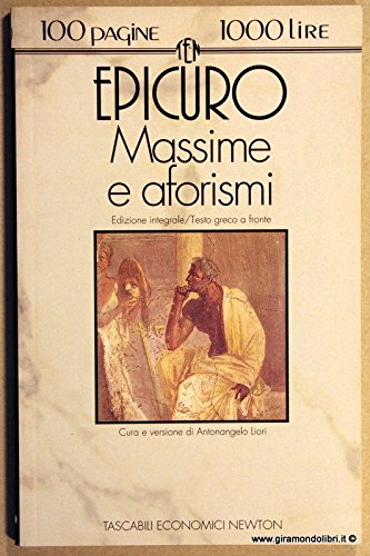 Massime e aforismi. Testo greco a fronte - copertina