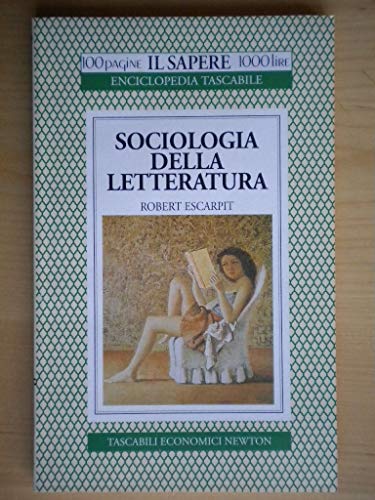 Sociologia della letteratura - copertina