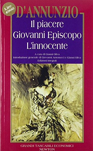 Il piacere-Giovanni Episcopo-L'innocente - copertina