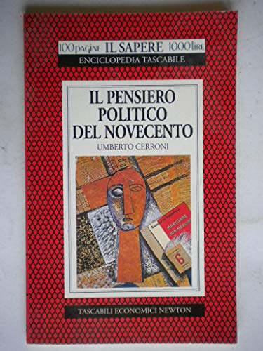 Il pensiero politico del Novecento - copertina