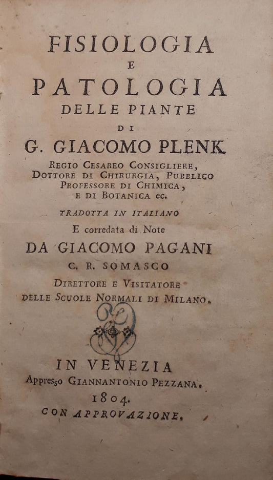 Fisiologia e patologia delle piante - copertina
