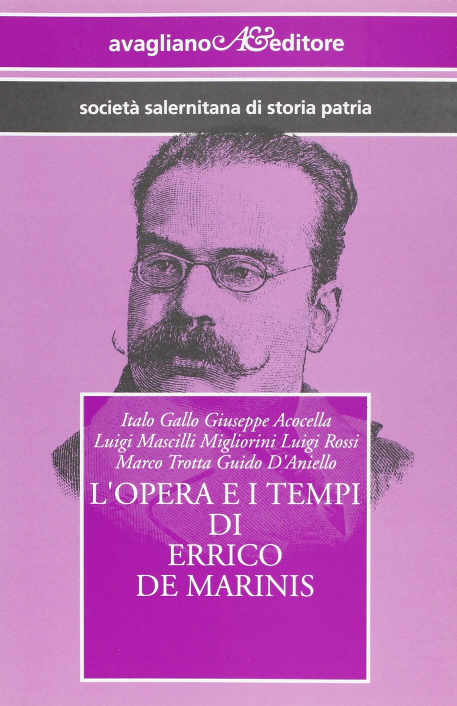 L'opera e i tempi di Errico De Marinis - copertina