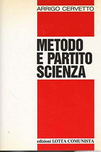 Metodo e partito-scienza - copertina