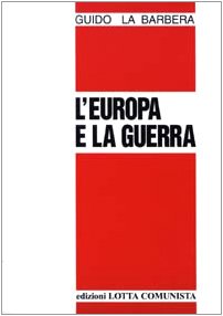 L'Europa e la guerra - copertina