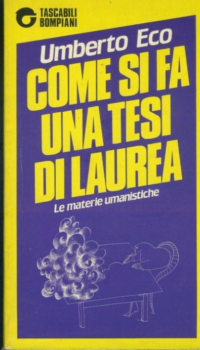 Come si fa una tesi di laurea - copertina