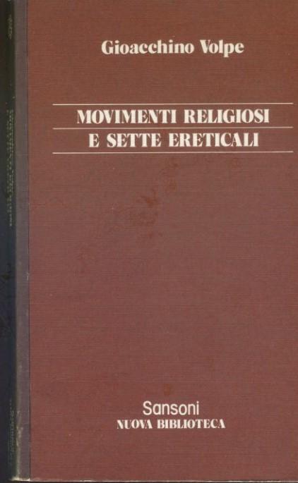 Movimenti religiosi e sette ereticali - copertina