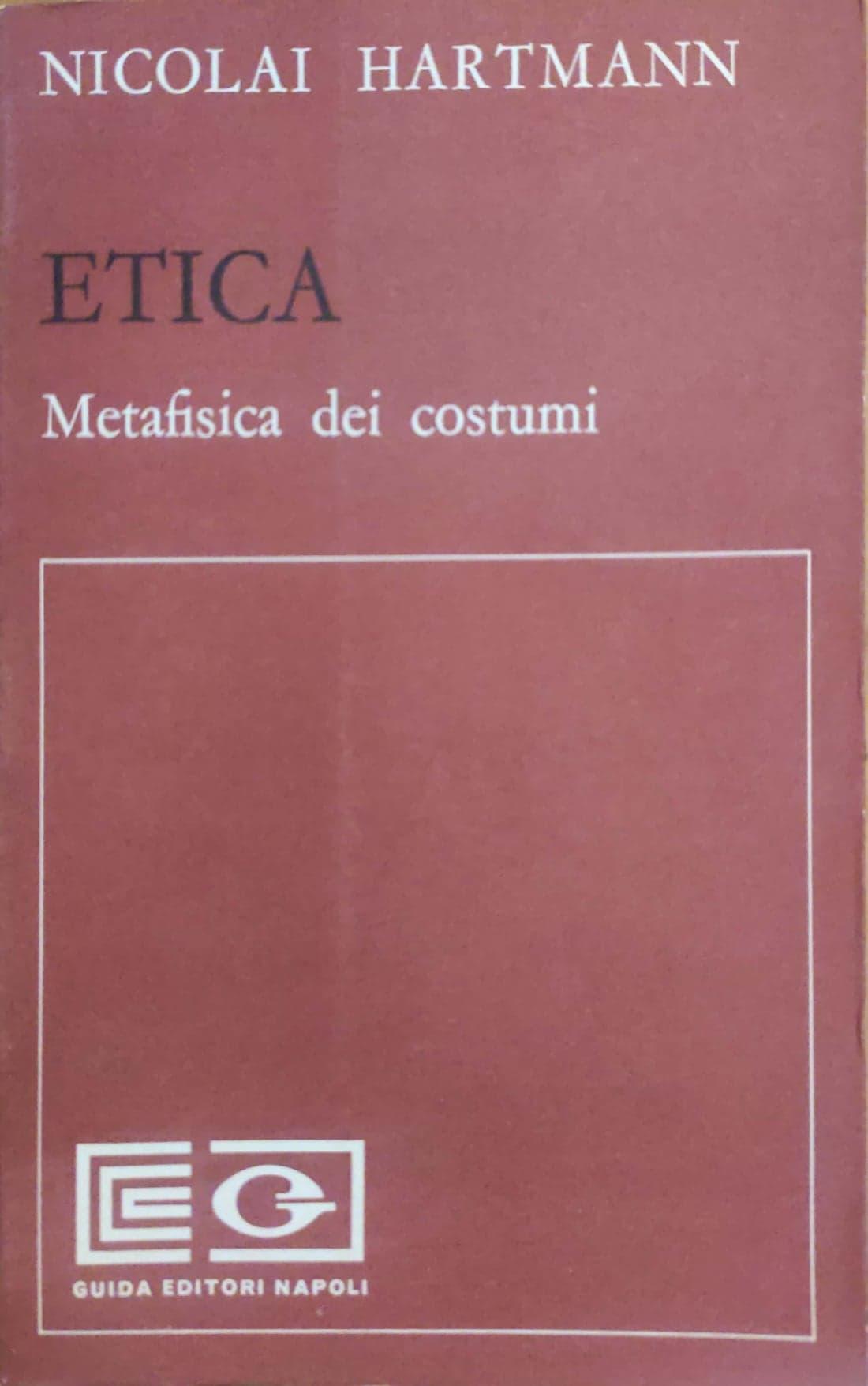 Etica. Metafisica dei costumi - copertina