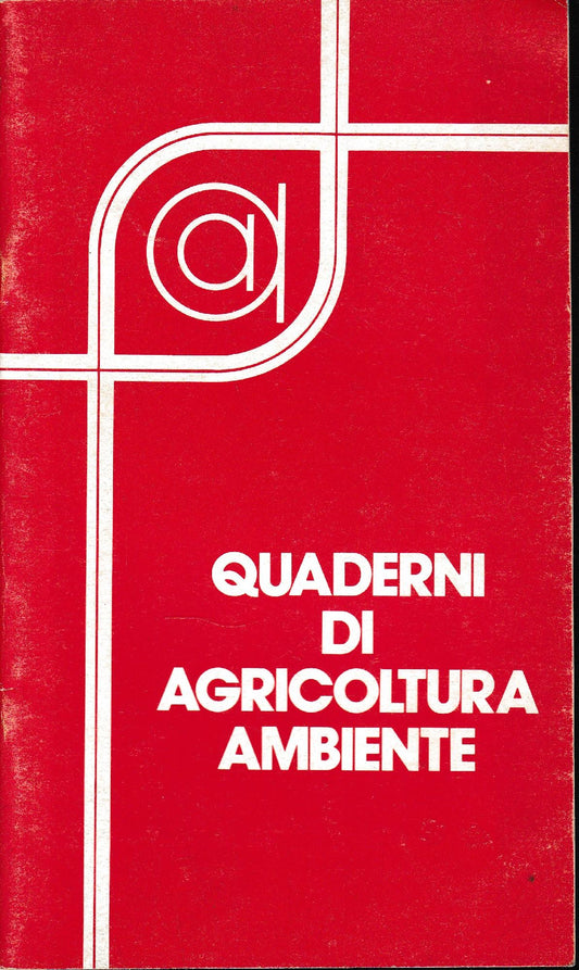 Quaderni di agricoltura ambiente, supplemento al n. 3 di Agricoltura Ambiente, Settembre 1979 - copertina