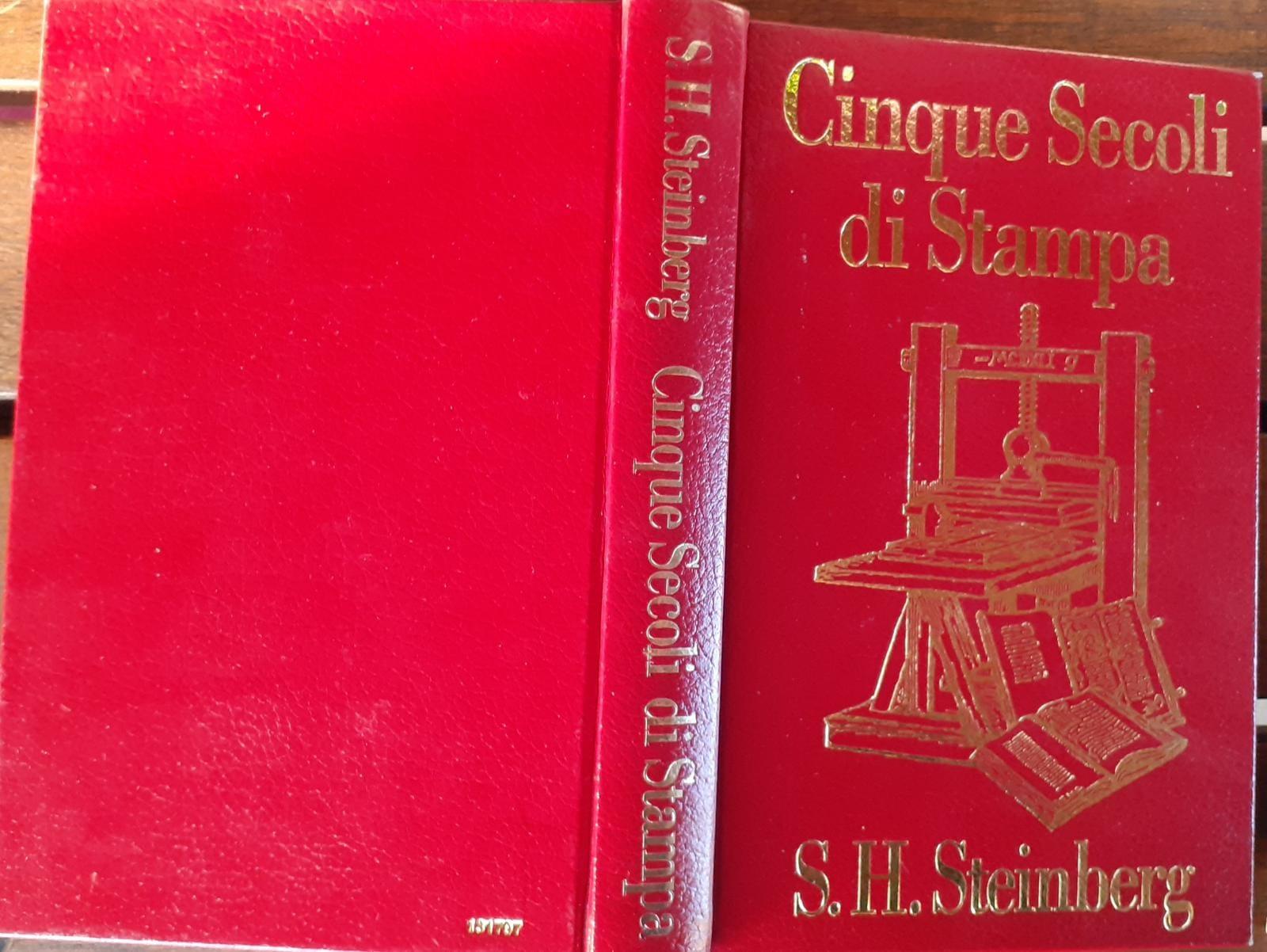 Cinque secoli di stampa - copertina