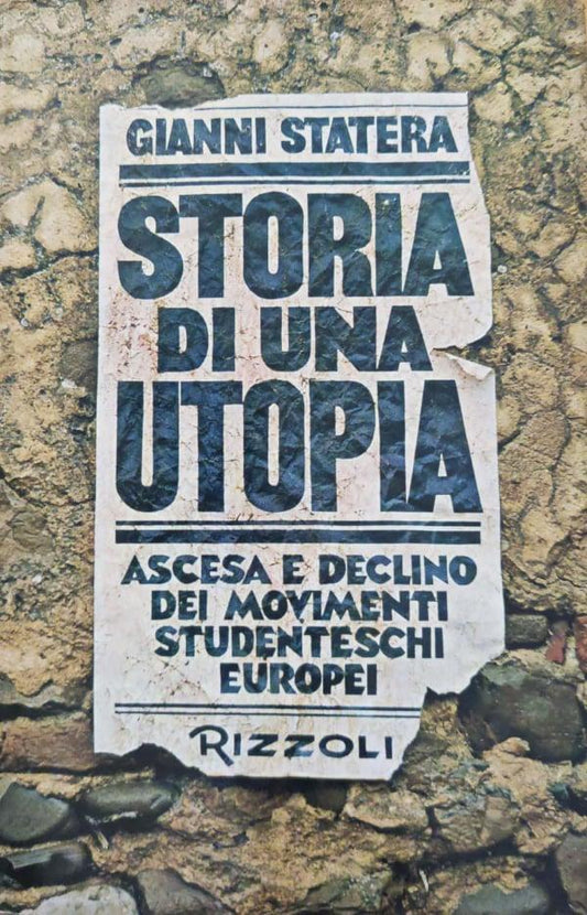 Storia di una utopia. - copertina