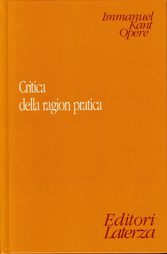Critica della ragion pratica - copertina