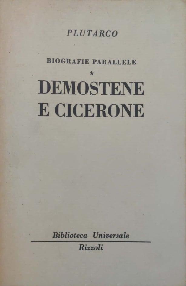 Biografie parallele. Demostene e Cicerone - copertina