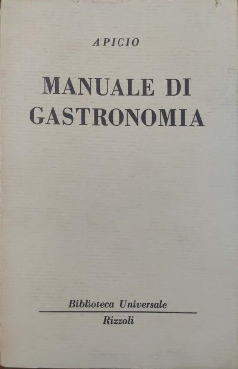 Manuale di gastronomia - copertina