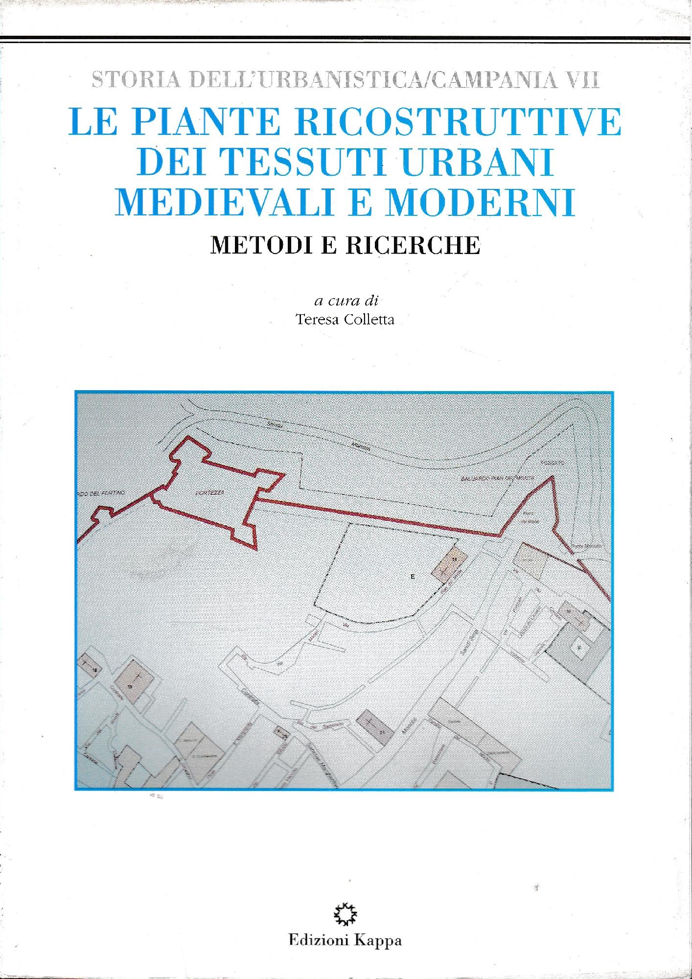 Le piante ricostruttive dei tessuti urbani medievali e moderni - copertina