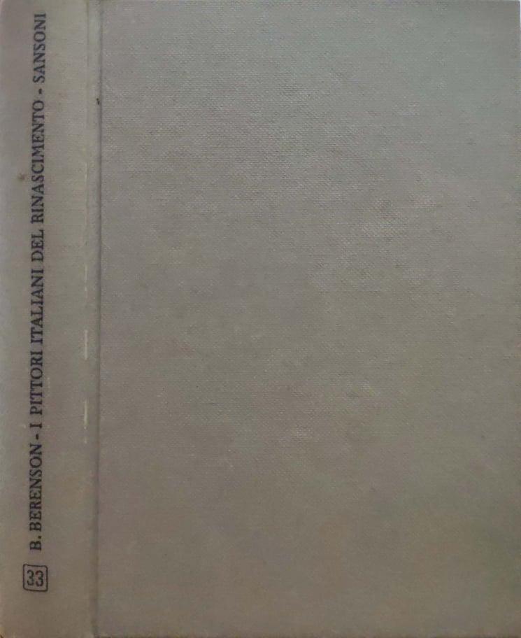 I pittori italiani del rinascimento - copertina