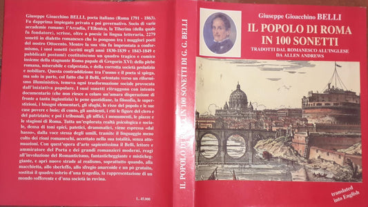 Il popolo di Roma in 100 sonetti. Tradotti dal romanesco all'inglese da Allen Andrews - copertina