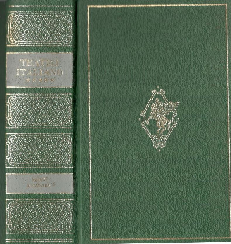Teatro italiano, volume V il Novecento - copertina