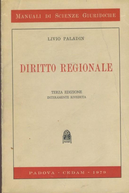 Diritto regionale - copertina