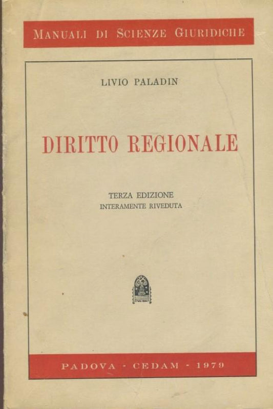 Diritto regionale - copertina