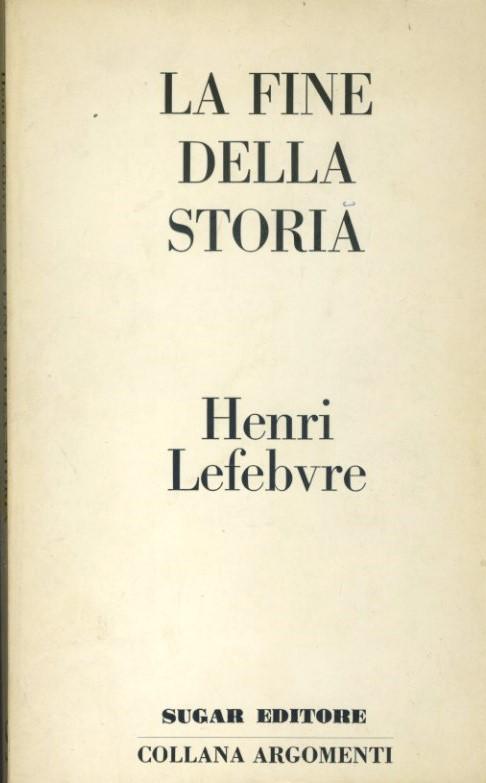 La fine della storia - copertina
