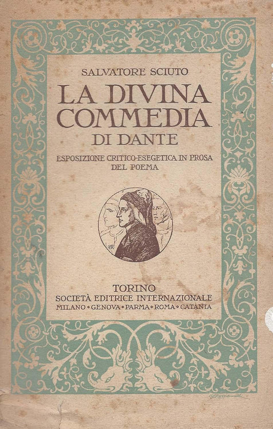 Esposizione critico - esegetica in prosa della Divina Commedia di Dante - copertina