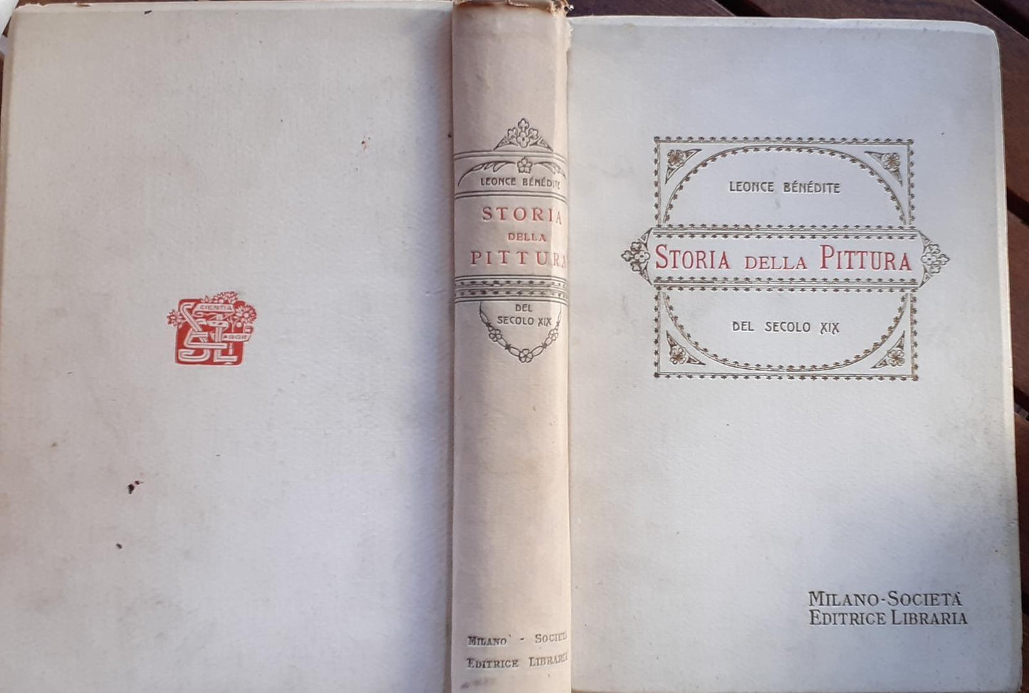 Storia della pittura del secolo XIX - copertina