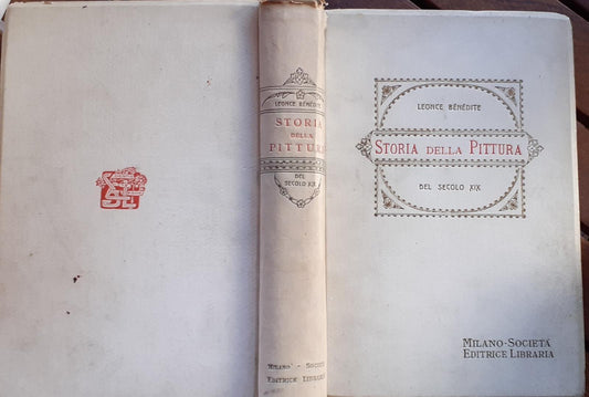 Storia della pittura del secolo XIX - copertina