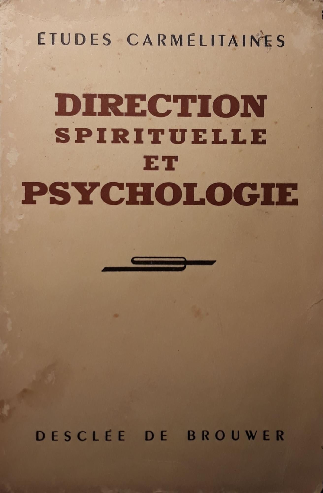 Direction spirituelle et psychology - copertina