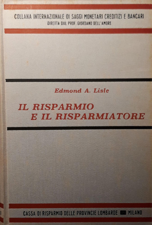 Il risparmio e il risparmiatore - copertina