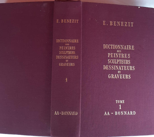 Dictionnaire Critique Et Documentaire Des Peintres, Sculpteurs, Dessinateurs et Graveurs. Tome1 - copertina