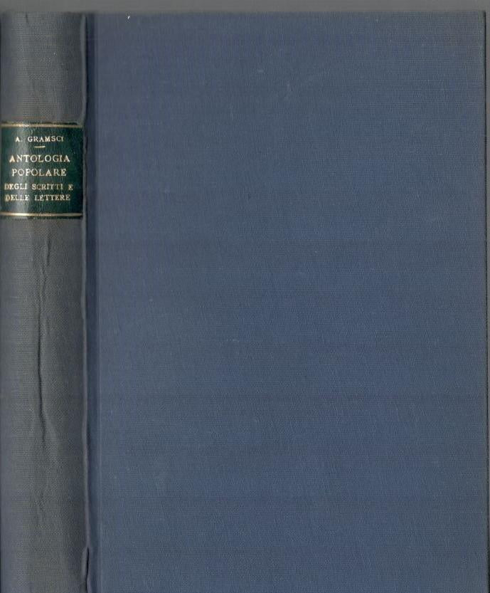 Antologia popolare degli scritti e delle lettere - copertina