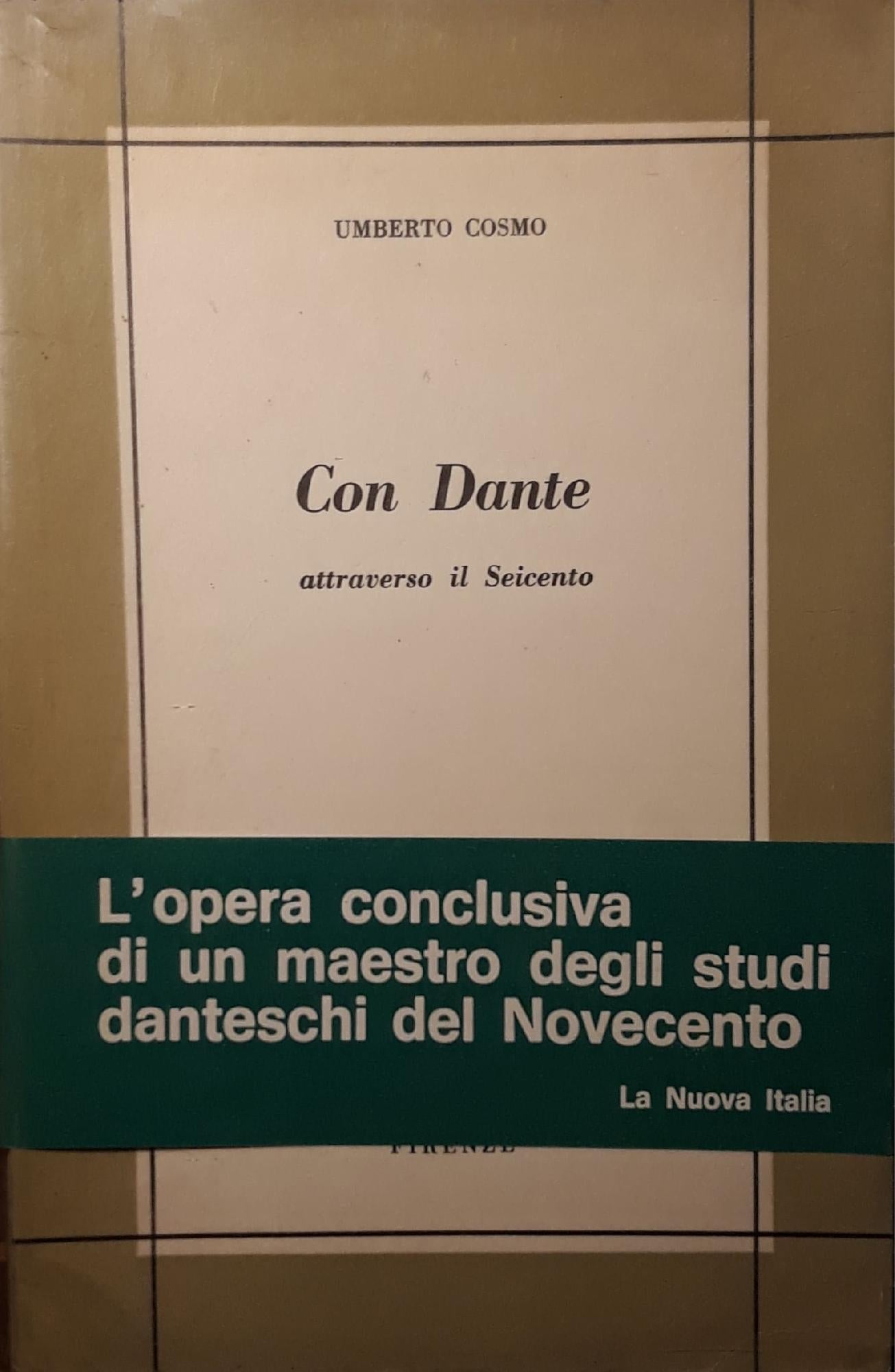 Con Dante attraverso il seicento - copertina
