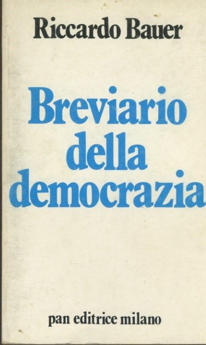 Breviario della democrazia - copertina