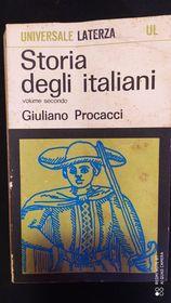 Storia degli italiani. - copertina