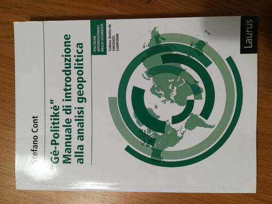 «Gè politiké». Manuale di introduzione alla geopolitica - copertina