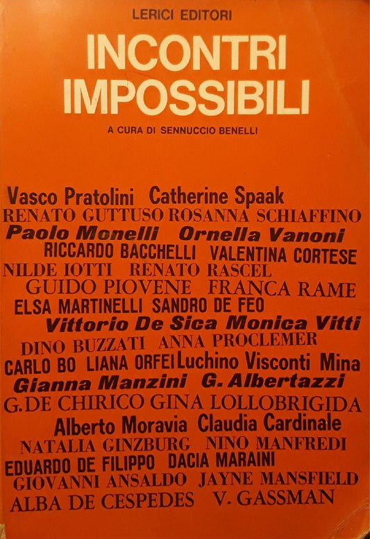 Incontri impossibili - copertina