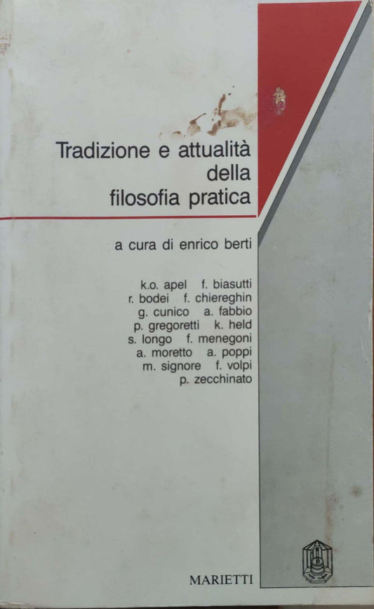 Tradizione e attualità della filosofia pratica - copertina