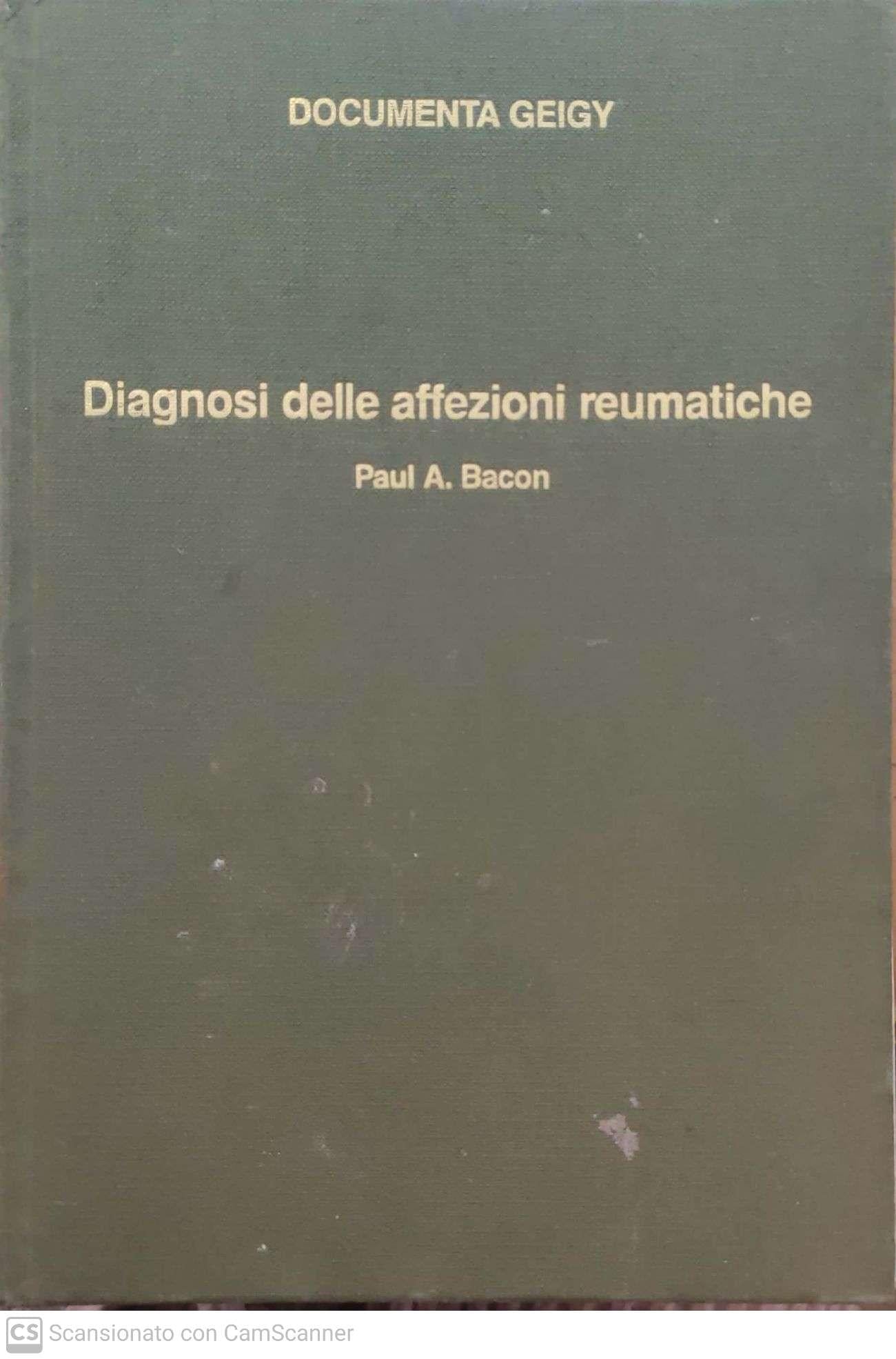 Diagnosi delle affezioni reumatiche - copertina