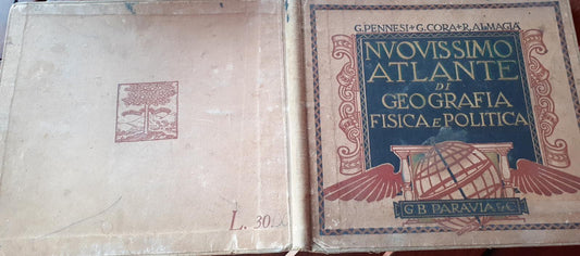 Nuovissimo atlante di geografia fisica e politica - copertina