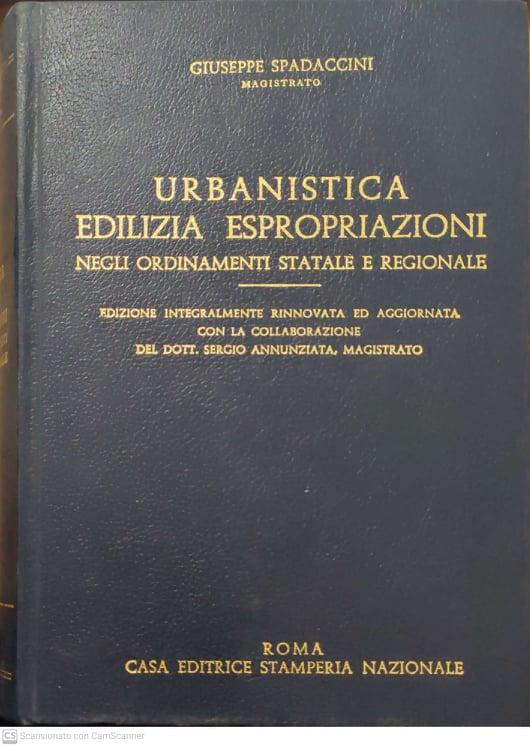 Urbanistica Edilizia Espropriazioni negli ordinamenti statale e regionale. - copertina