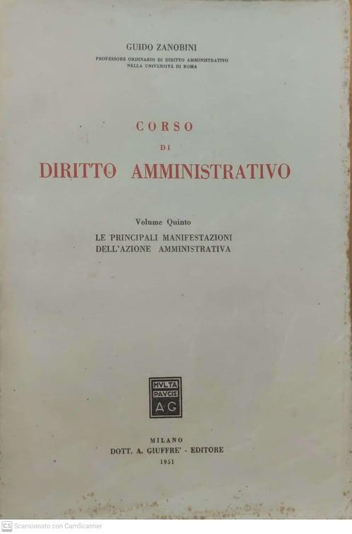 Corso di diritto amministrativo - copertina