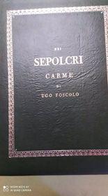 Dei sepolcri carme di Ugo Foscolo - copertina