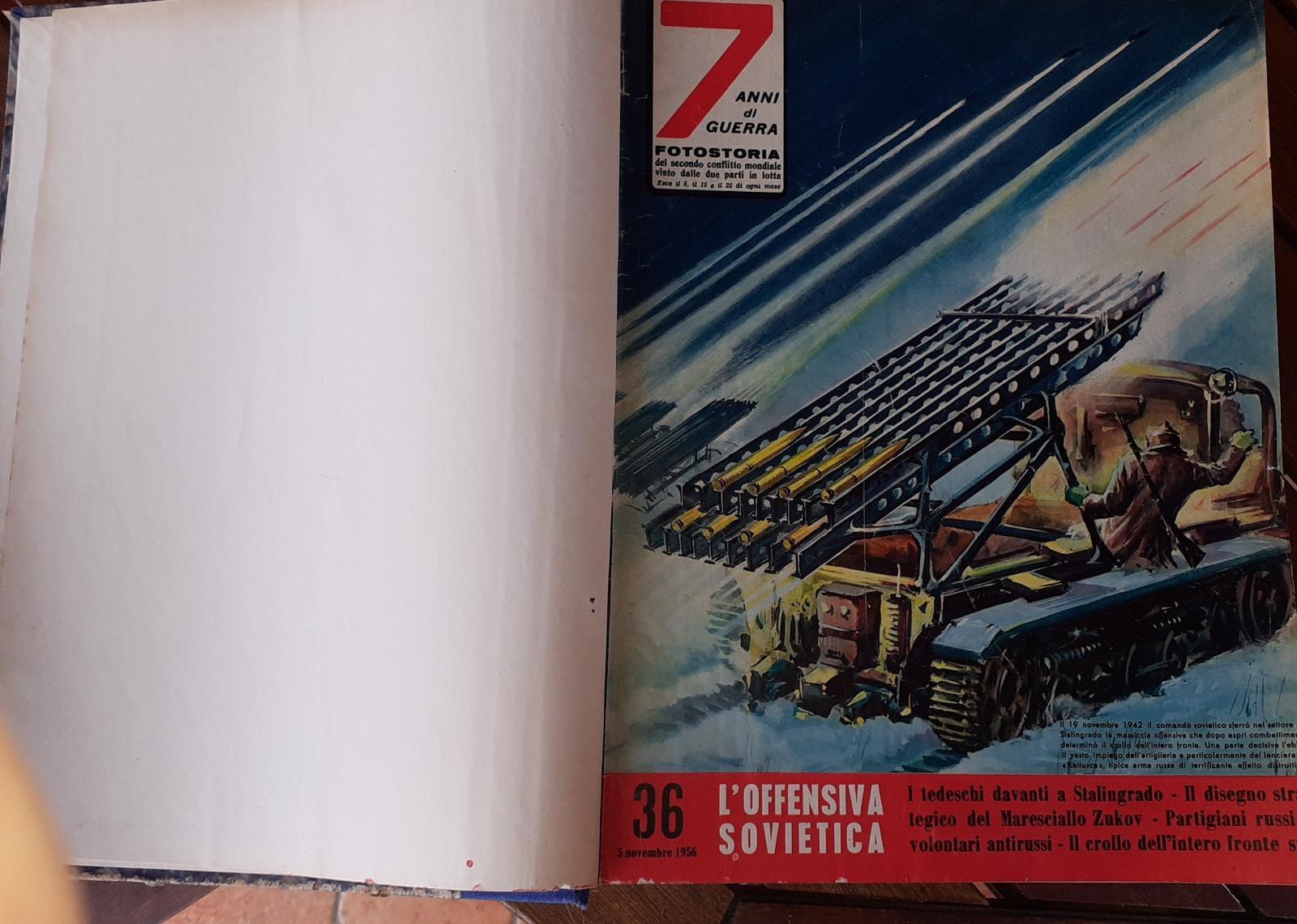 Sette anni di guerra fotostoria del secolo conflitto mondiale visto dalle due parti in lotta - copertina