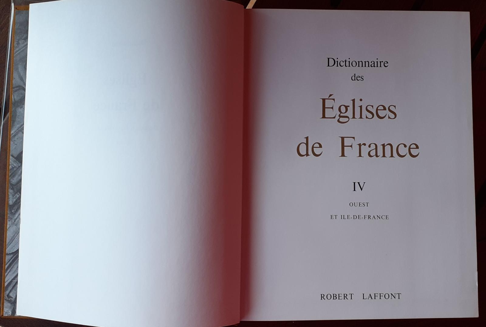 Dictionnaire des eglises de France IV ouest et ile de France - copertina
