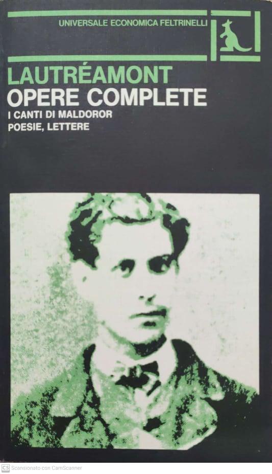 I canti di Maldoror, Poesie, Lettere - copertina