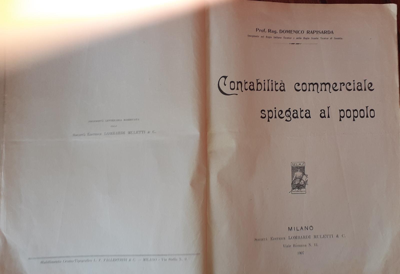 Contabilita' commerciale spiegata al popolo - copertina